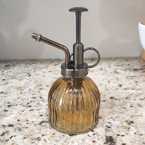 Amber Glass Plant Mister